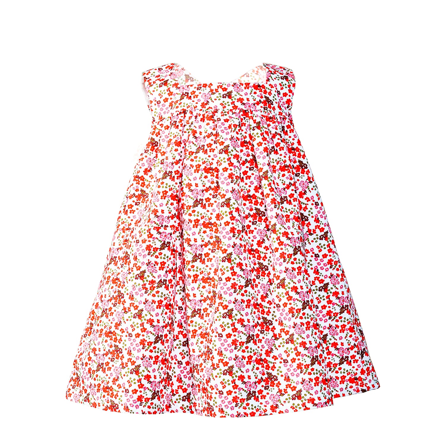 Robe sans manches dos croisés
