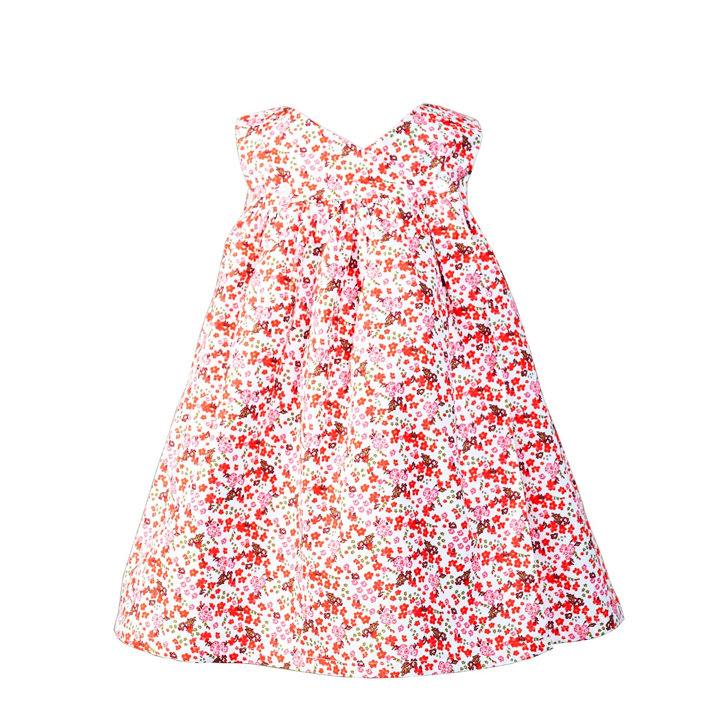 Robe sans manches dos croisés