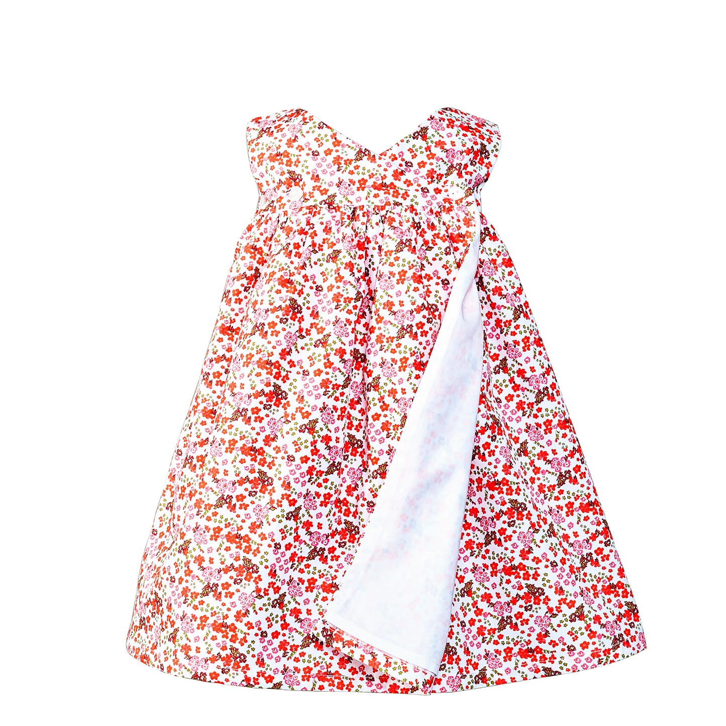 Robe sans manches dos croisés