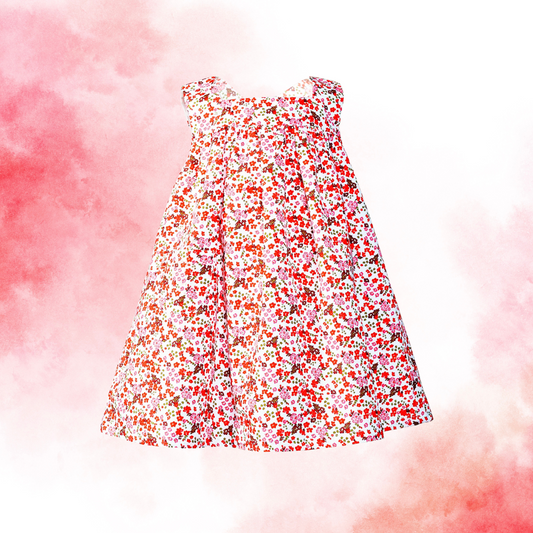 Robe sans manches dos croisés